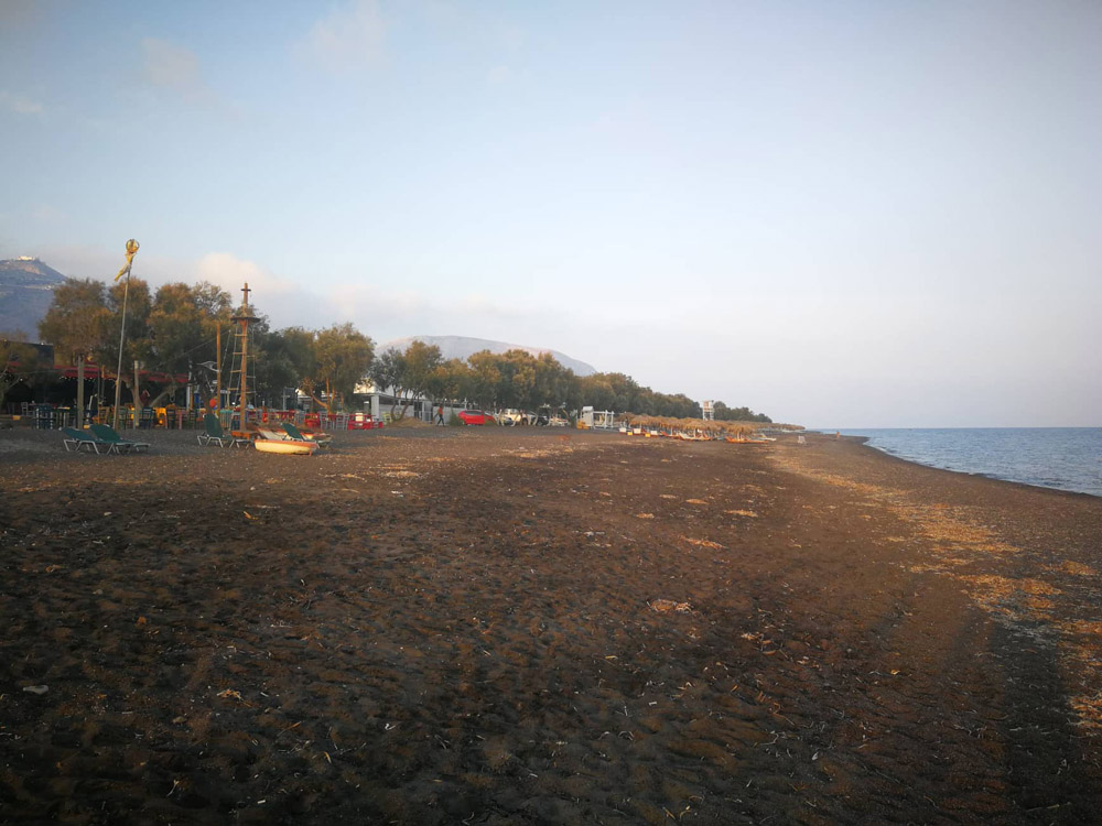 Perivolos Black Beach